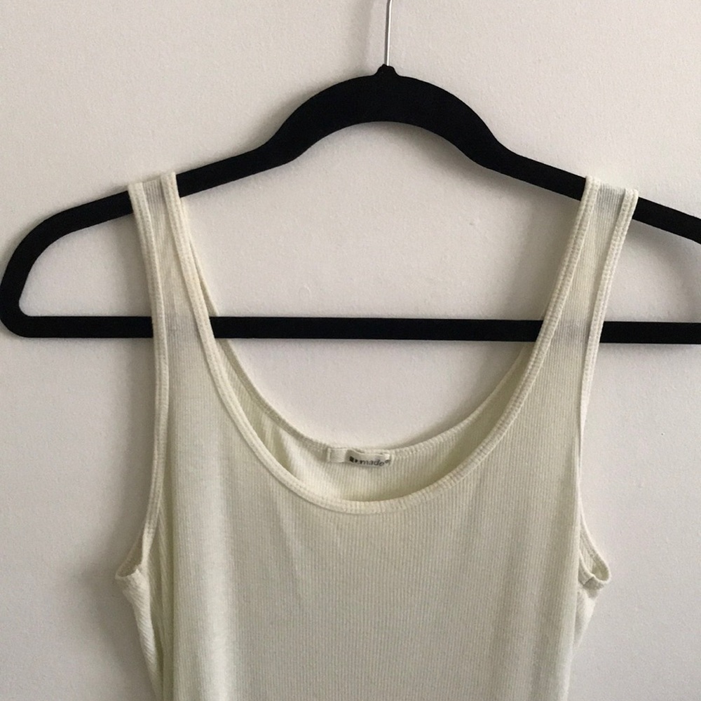 LA Made Double U ribbed Tank Top